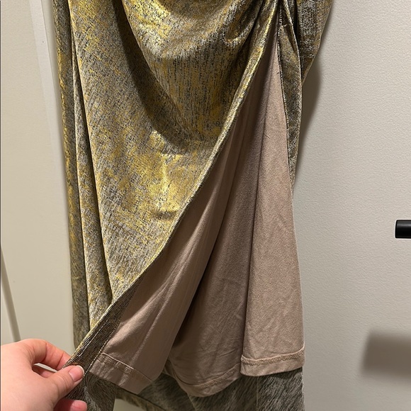 Anthropologie The Maya Ruched Cowl-Neck Sheath Dress with Slit for Cocktail - Picture 7 of 7